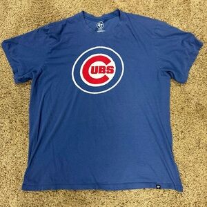 47 Cubs Graphic Tee in Blue and Red xxl